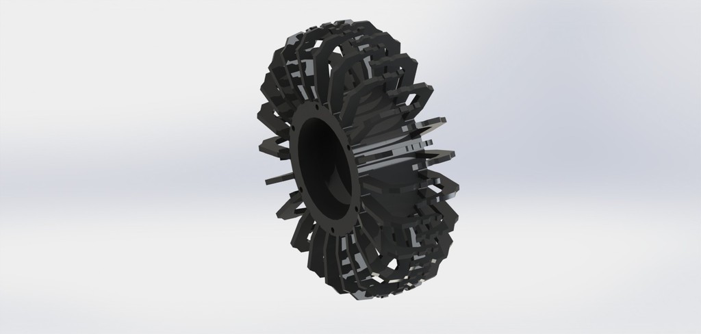 3D печатное колесо для RC внедорожника 1/10