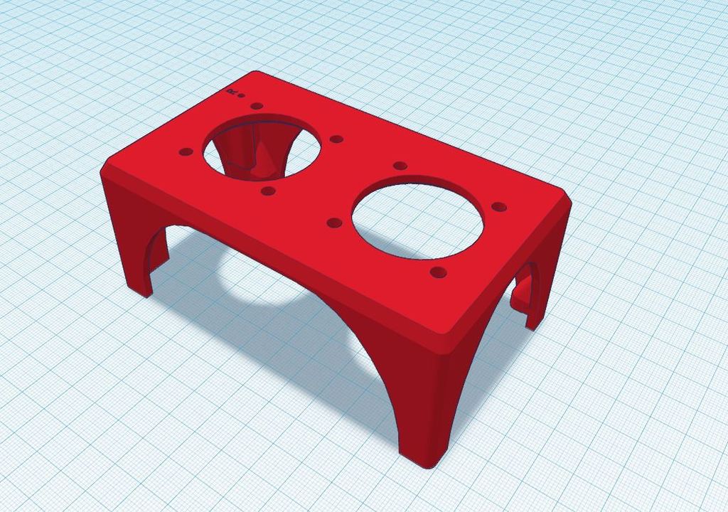 Корпус с двойным вентилятором для K8200