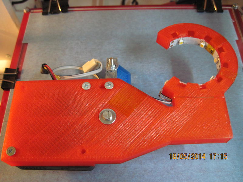 Дефлектор вентилятора для хотэнда Hexagon Mendel90