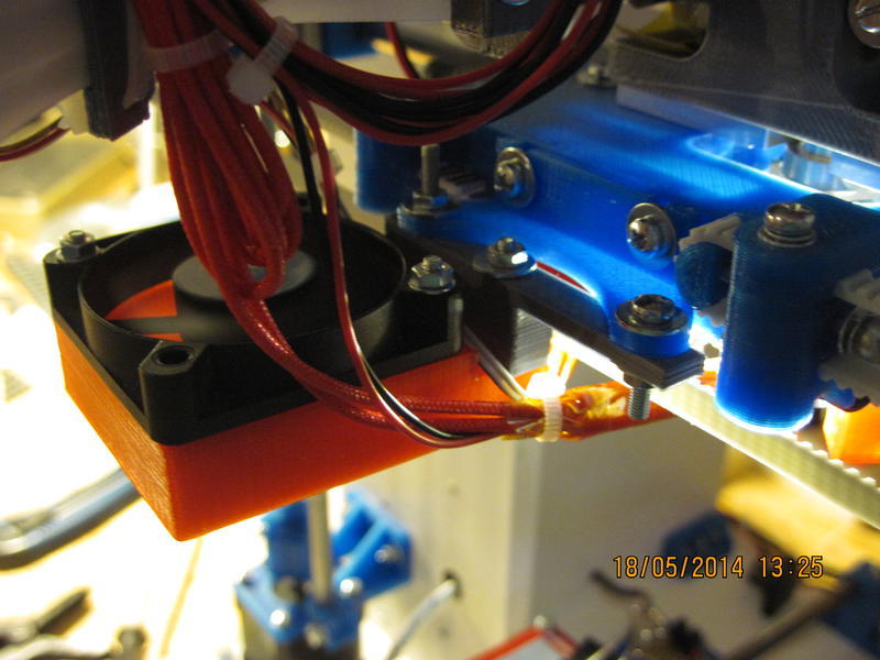 Дефлектор вентилятора для хотэнда Hexagon Mendel90