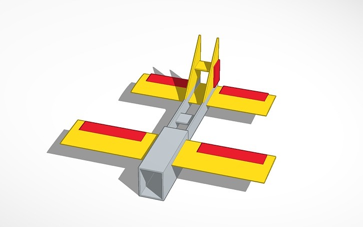 Гладкий планер с открытым фюзеляжем