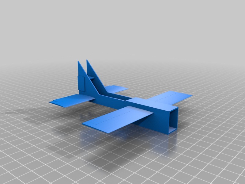 Гладкий планер с открытым фюзеляжем