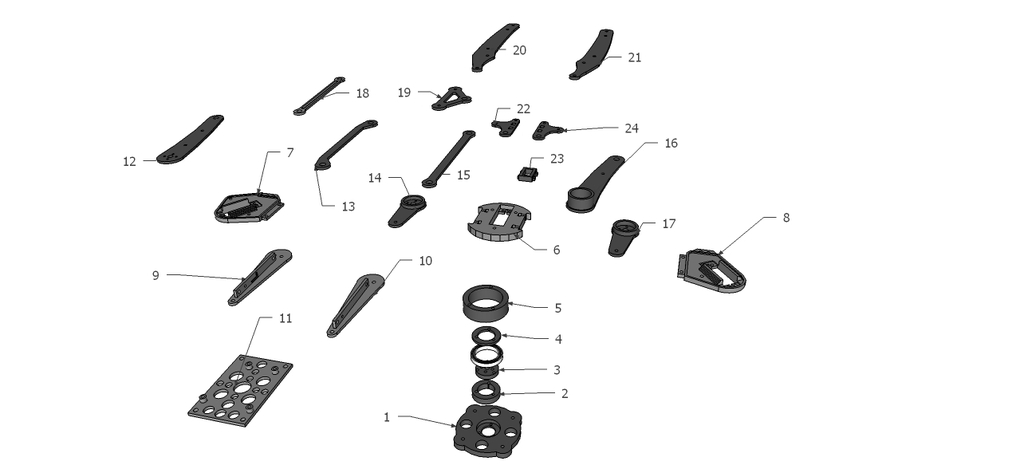 Lite Arm - Открытый 3D-принтованный роботизированный манипулятор