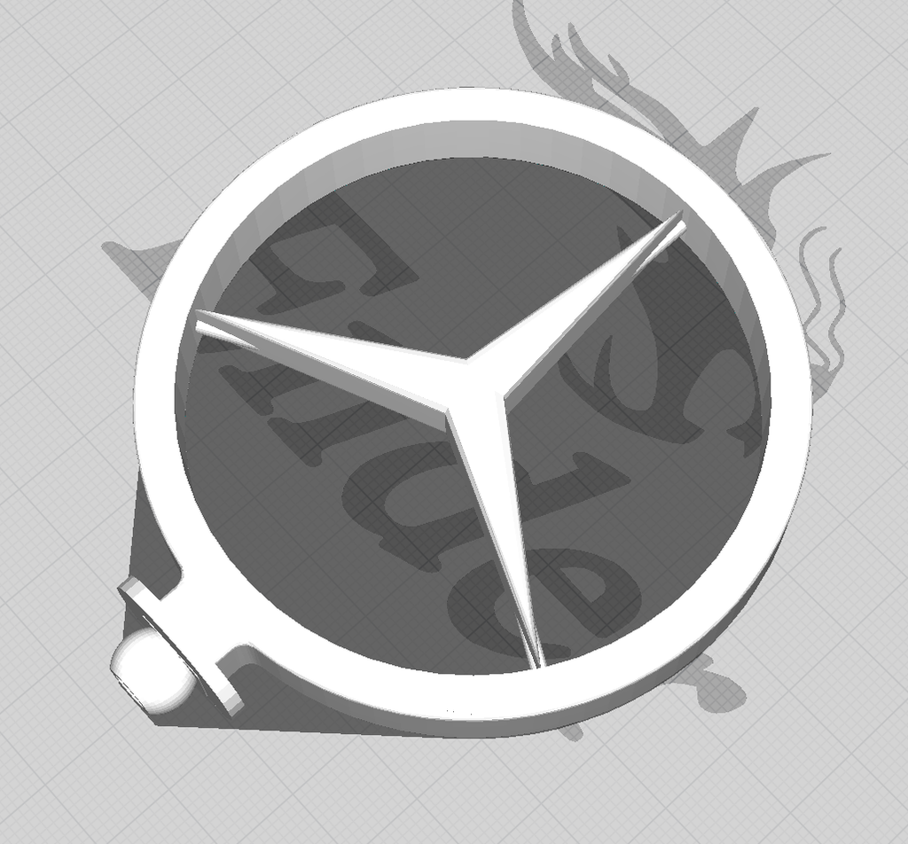 3D-модель звезды Mercedes