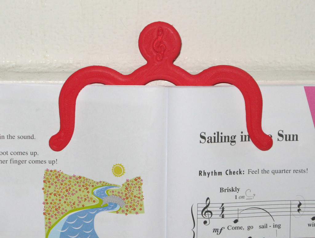 Клипса для музыкальных книг