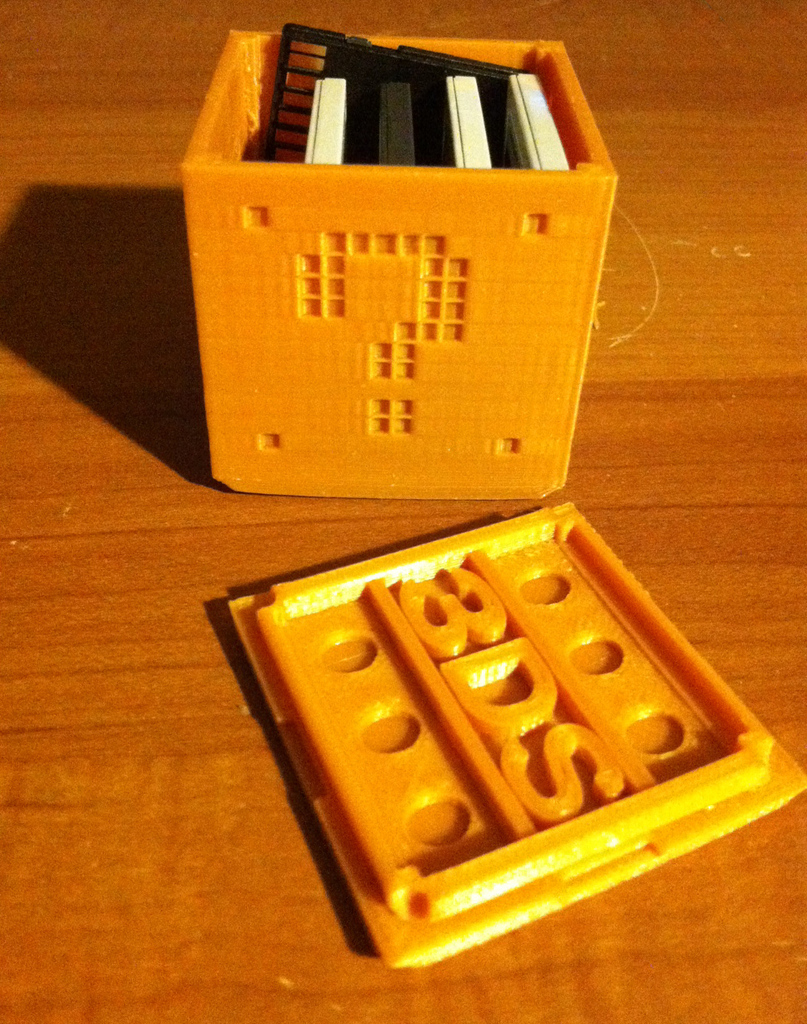 Коробка для картриджей Nintendo 3DS и DS с вопросительным знаком