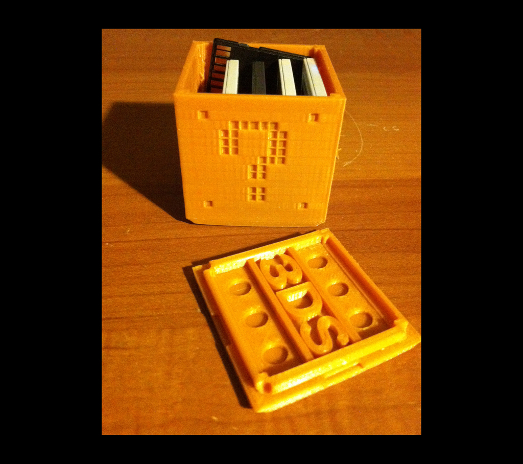 Коробка для картриджей Nintendo 3DS и DS с вопросительным знаком