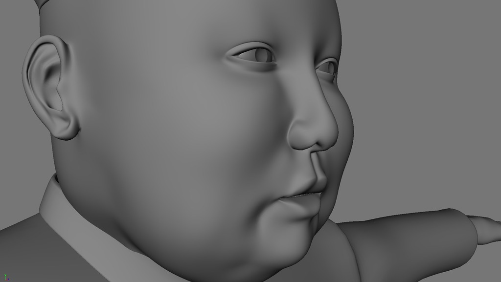3D модель Ким Чен Ын для совместного использования