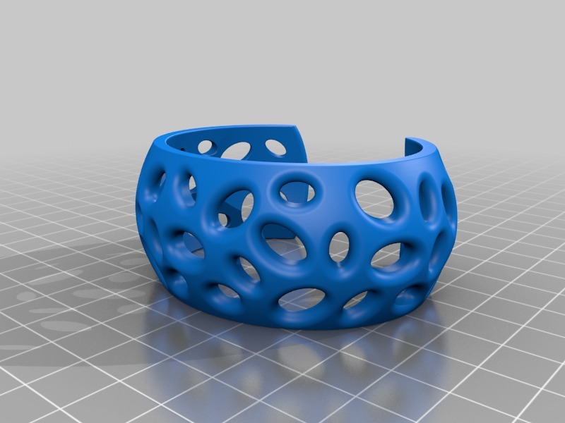 Открытый браслет высотой 30 мм