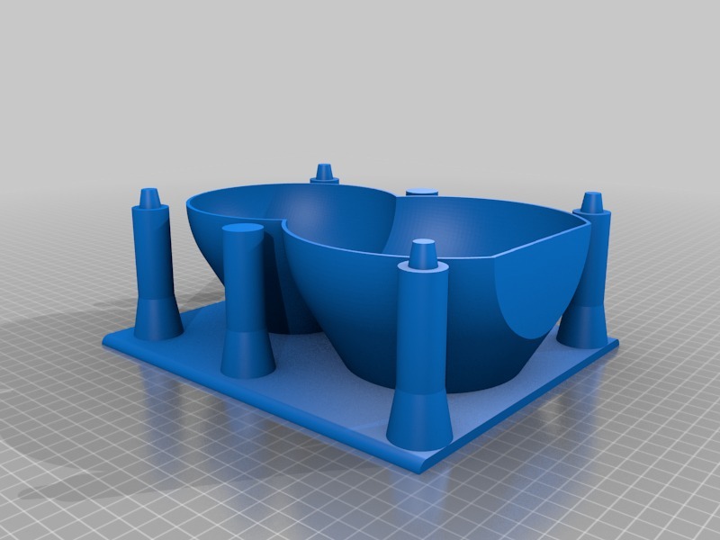 Форма для создания снеговика из двух шаров
