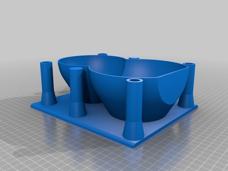 Форма для создания снеговика из двух шаров