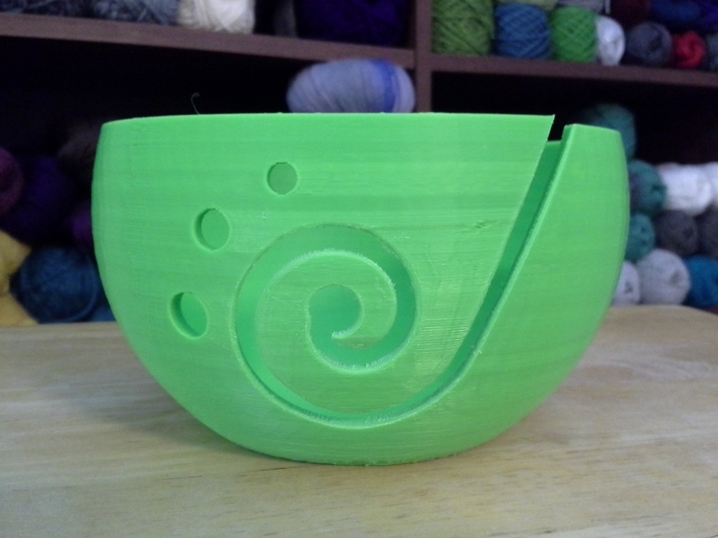 Спиральная чаша для пряжи