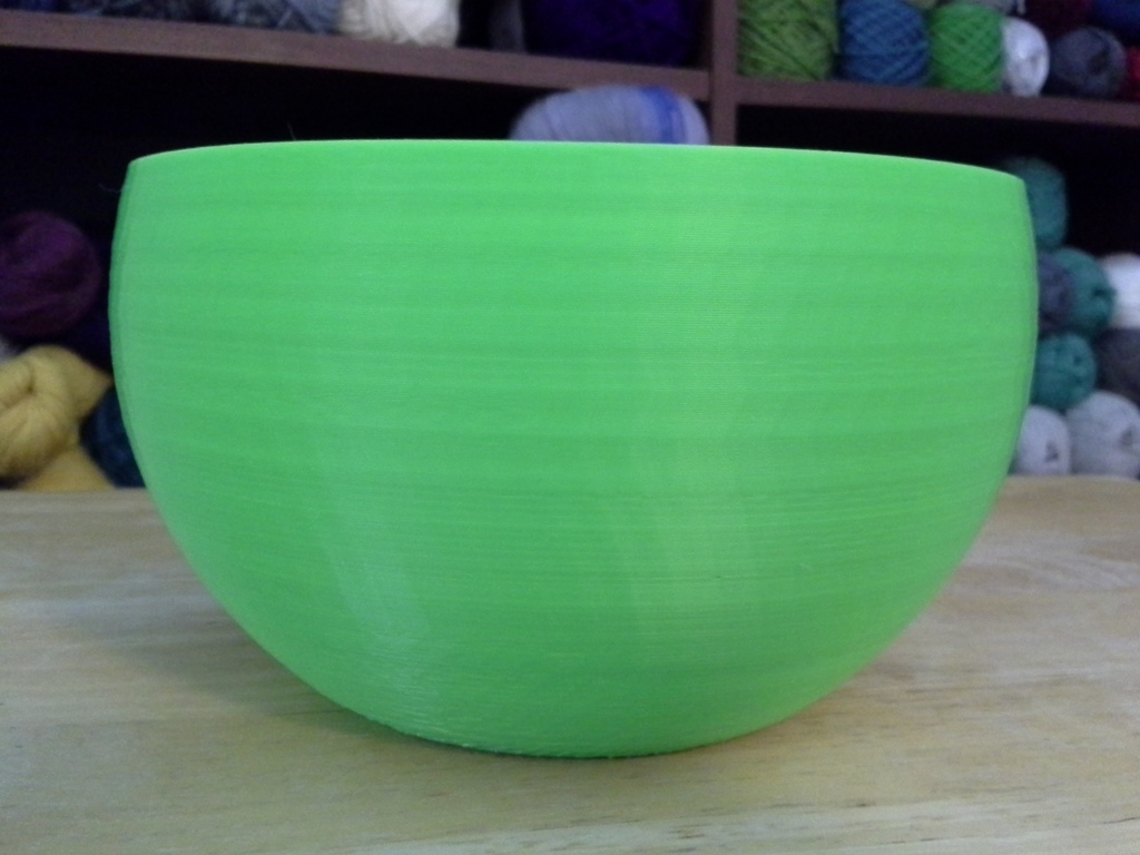 Спиральная чаша для пряжи