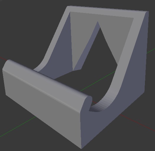 Подставка для смартфона с открытой задней частью