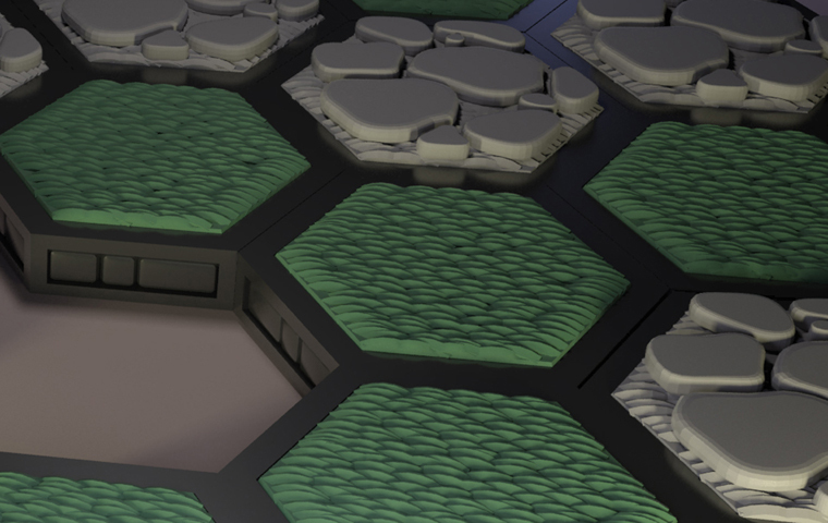 Кирпич для настольной игры с травяной поверхностью