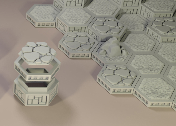 Кирпич для настольной игры с травяной поверхностью