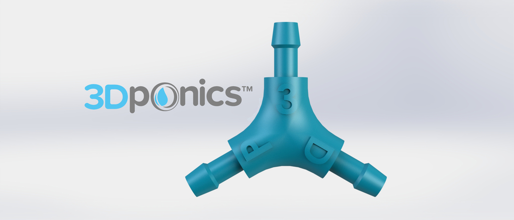 3D модель Y-Розгалужувач для 3Dponics - фото 2