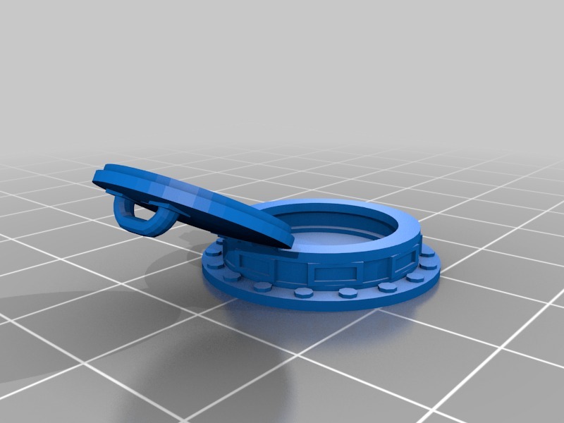 Люк танка 28мм (открытый и закрытый)