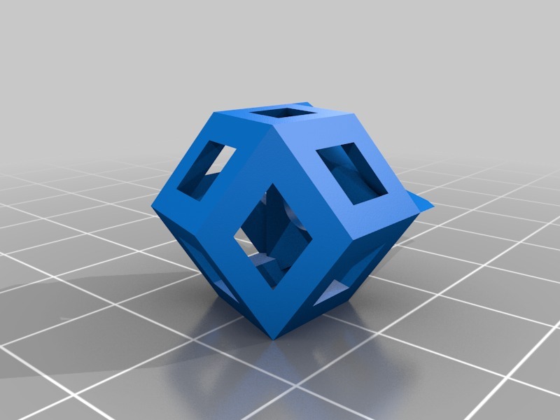 Магнитная петля из додекаэдра (открытая)