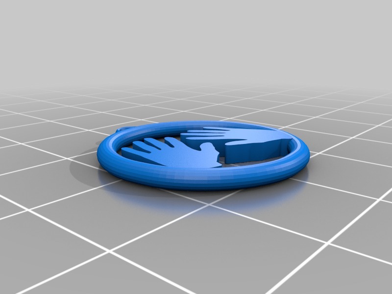 Серьги в форме открытой руки