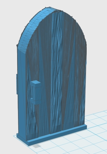 Готическая RPG плитка - арка 2x2 с полом