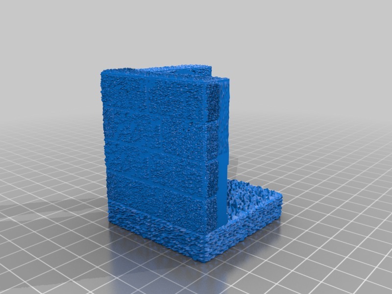 Готическая RPG плитка - 2x2 угол с открытым арочным проемом