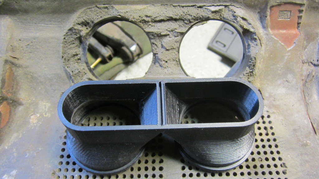 Задняя деталь центрального воздуховода Opel Ascona B / Manta B