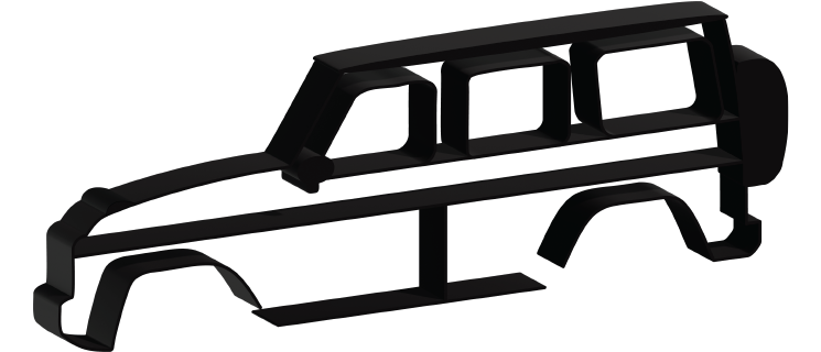 Силуэт Mercedes G Wagon, G63, G550