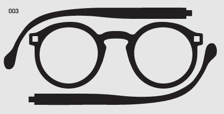 Модель открытых очков #003