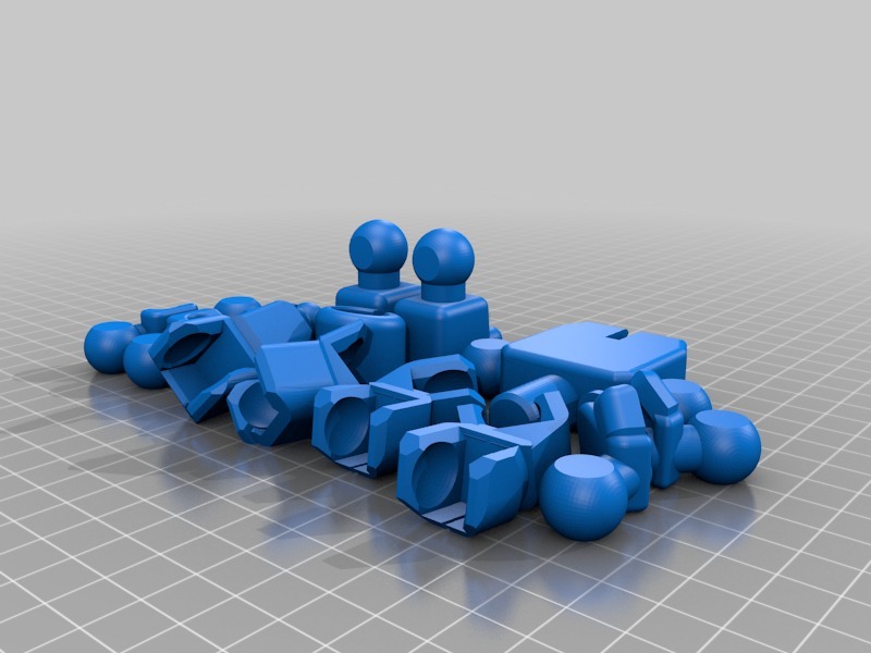 Фигурка-экшен для 3D печати - без поддержки