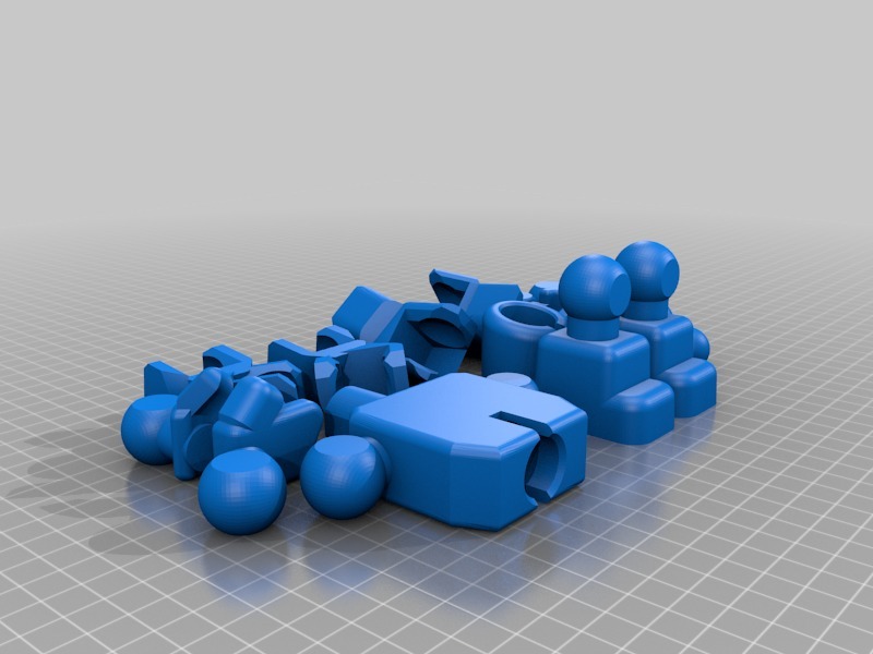 Фигурка-экшен для 3D печати - без поддержки