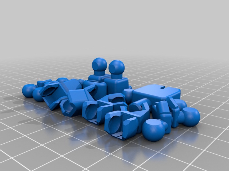 Фигурка-экшен для 3D печати - без поддержки