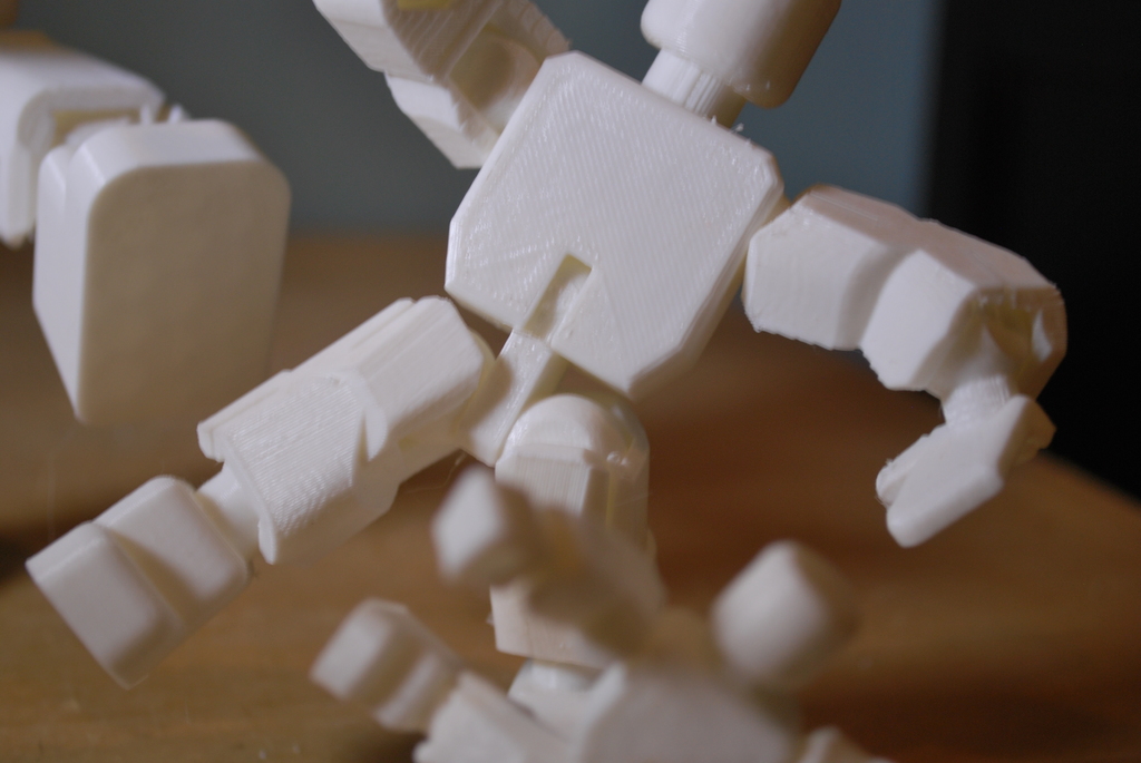 Фигурка-экшен для 3D печати - без поддержки