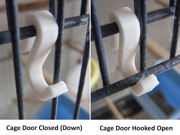 Крючки для дверей клеток для птиц