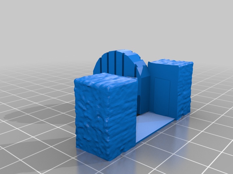 Открытая дверь подземелья