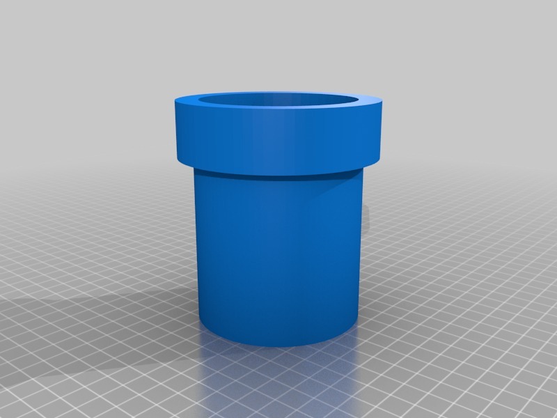 Горшок для растений и поднос в стиле Super Mario