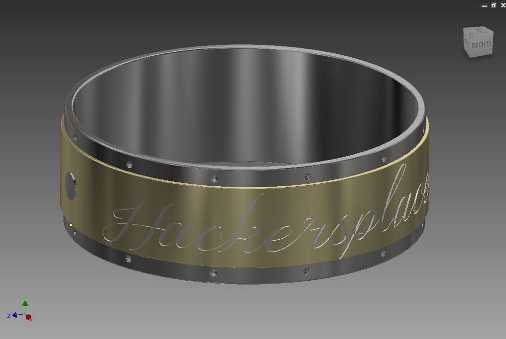 NFC кольцо HackersPlace Open Hardware