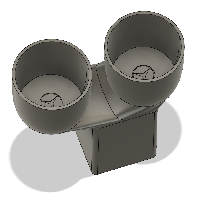 Держатель для чашек для центральной консоли Mercedes W203