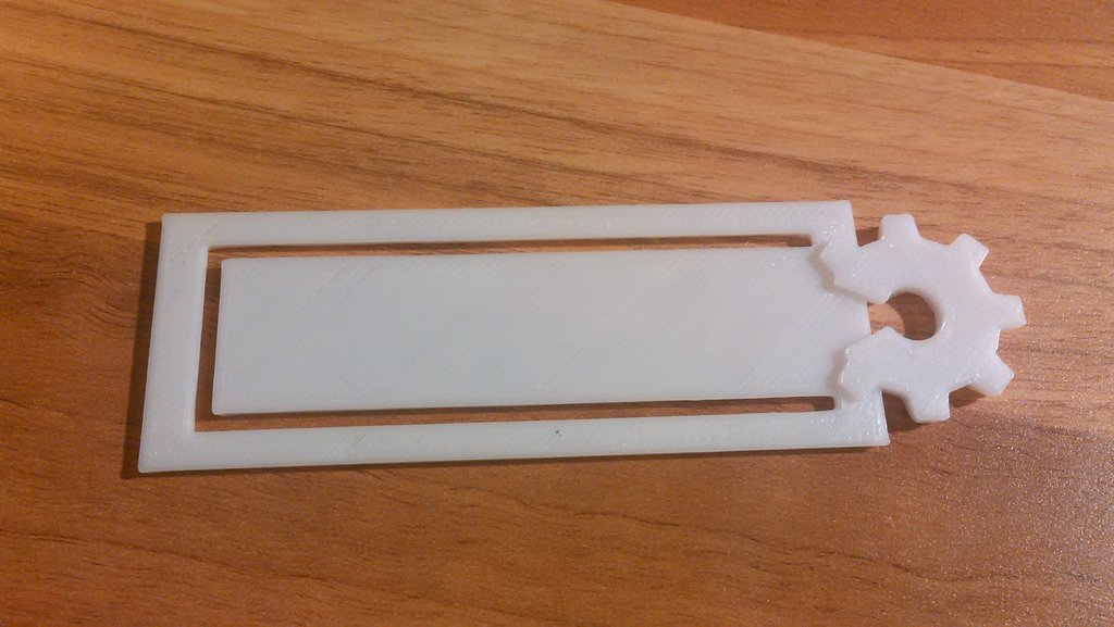 Закладка с логотипом Open Hardware