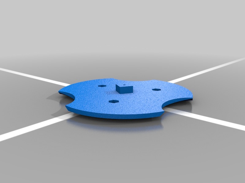 Звезда с тремя лопастями и шестернями