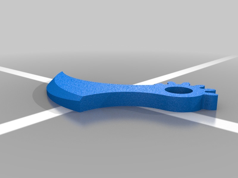 Звезда с тремя лопастями и шестернями