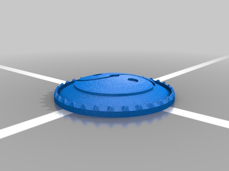 Звезда с тремя лопастями и шестернями