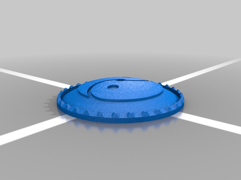 Звезда с тремя лопастями и шестернями