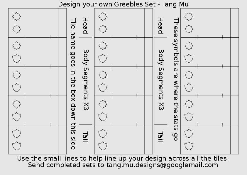 Модель сражающихся монстров - Greebles!