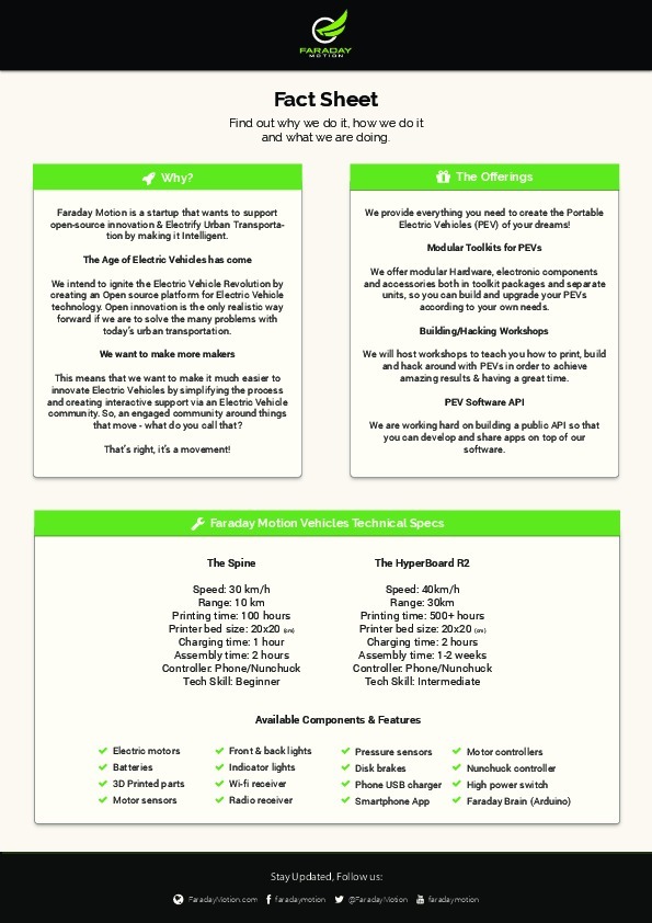 Модель Spine от Faraday Motion для электрического скейтборда