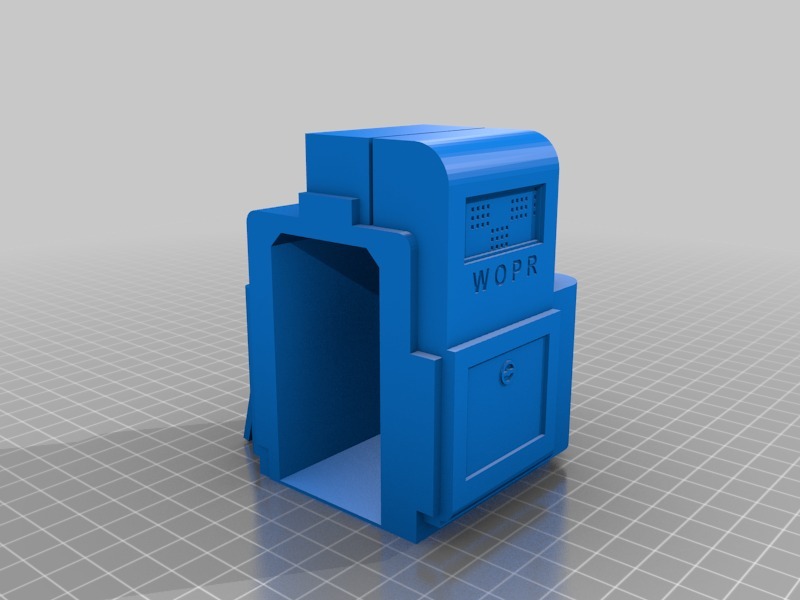 Модель WOPR с открытой задней частью