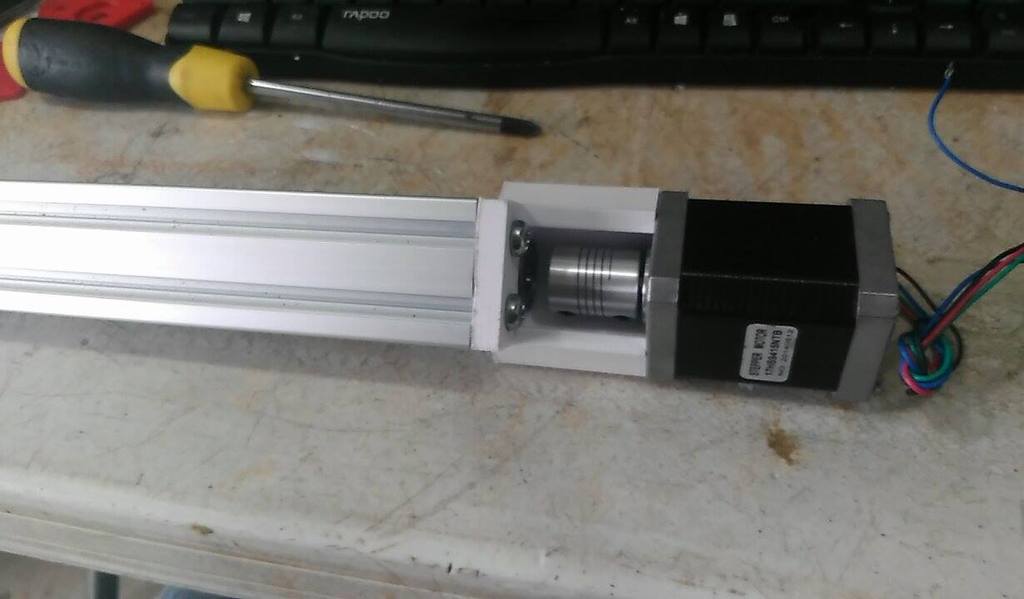 Крепление мотора Z-оси для Open Builds OX