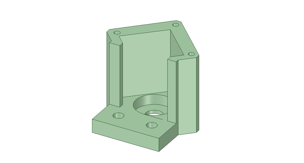 Крепление мотора Z-оси для Open Builds OX
