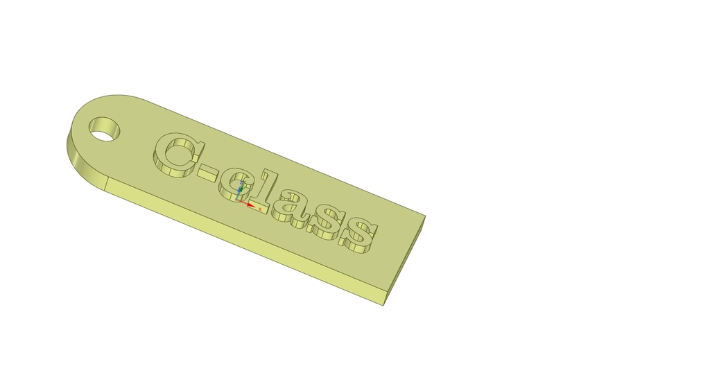 Брелок Mercedes