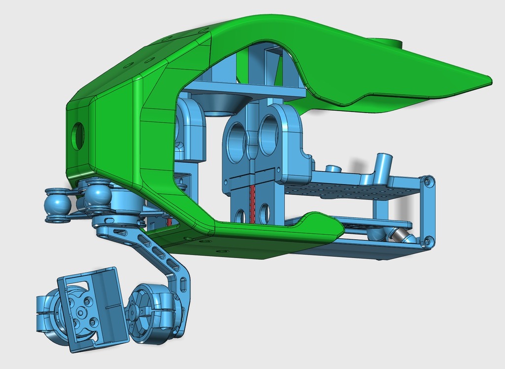 3-осевой стабилизатор Open Brushless Gimbal